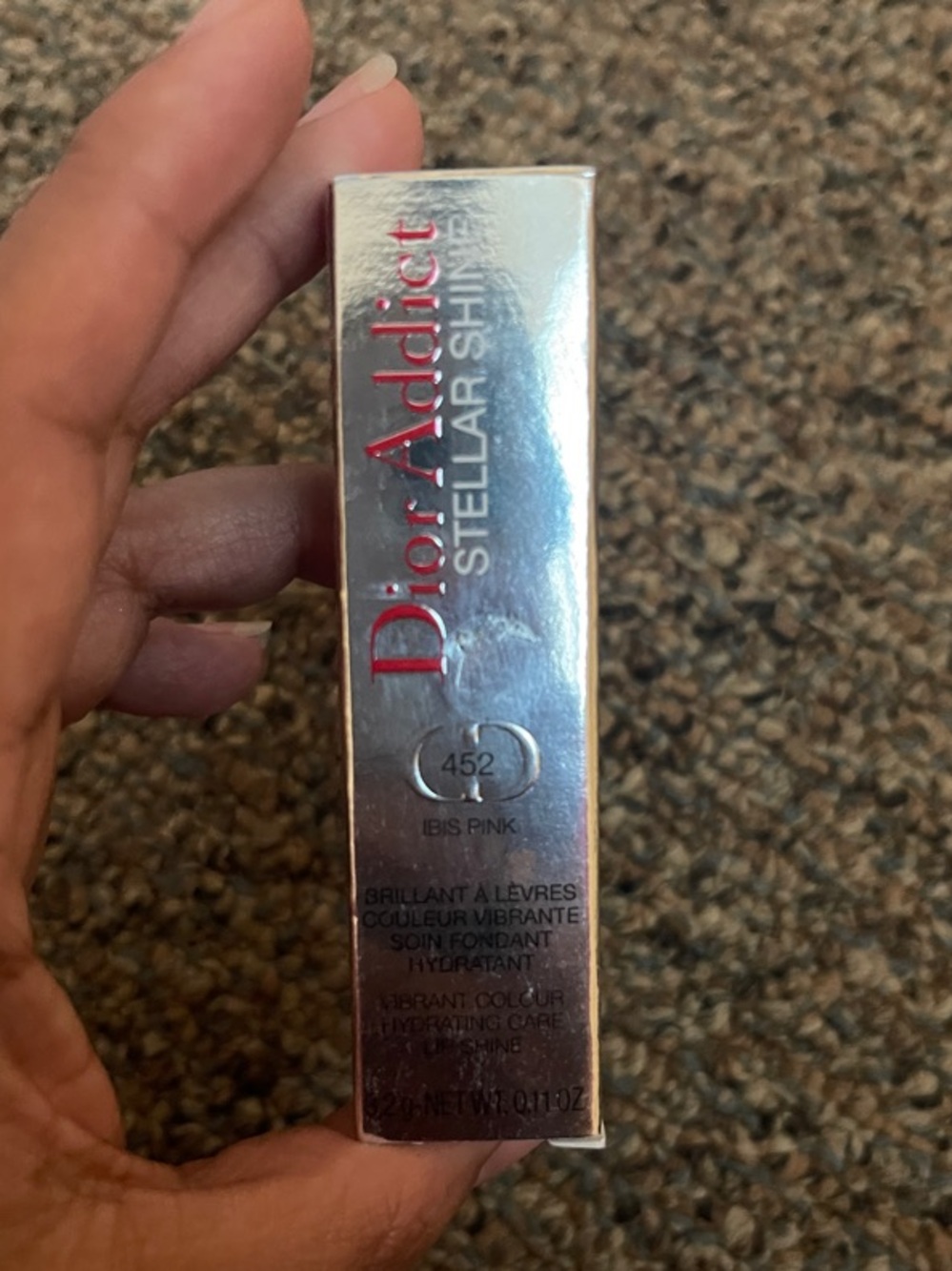 Dior Addict Stellar Shine Lipstick — Ibis Pink (452) NIB